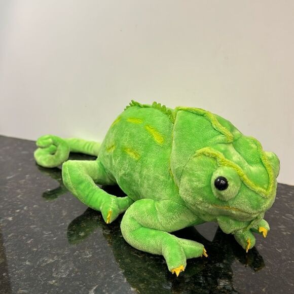 Chameleon Plush Toy - 15 inch Green Stuffed Toys Realistic Chameleon - Picture 1 of 9